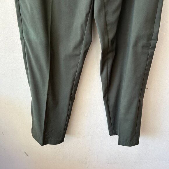 Banana Republic Stretch Wool Blend Pants Mens 31R Green VTG Chino Pants Workwear - Picture 3 of 6
